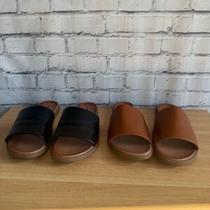 UNIONBAY Black and Brown Women's Sandals